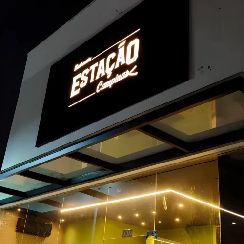 Fachada em ACM Rauteado - LED
