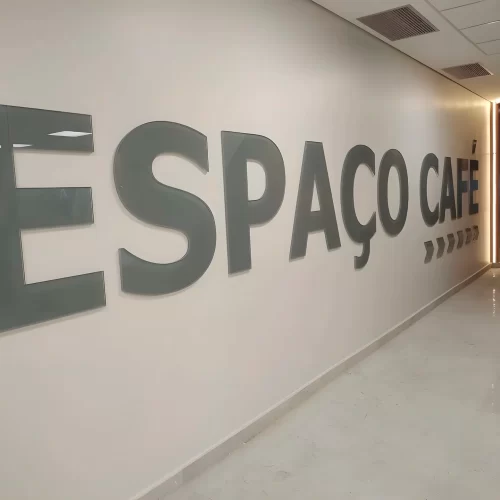 Letra Caixa em Acrílico Hospital